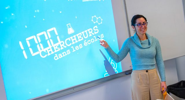 Introduction d'une présentation de 1 000 chercheurs par une chercheuse