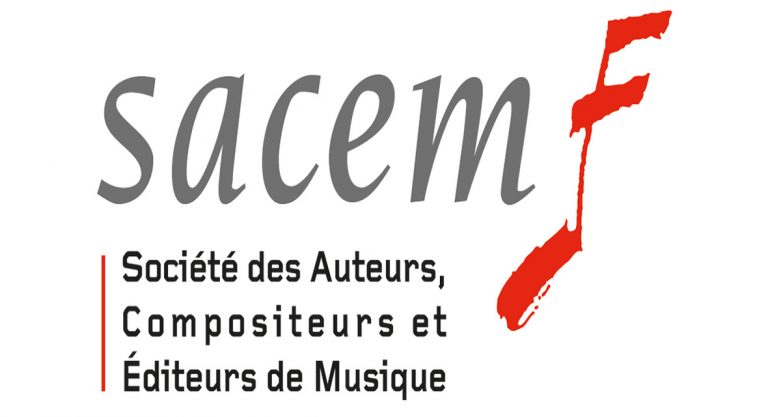 Logo SACEM : Société des auteurs, compositeurs et éditeurs de musique